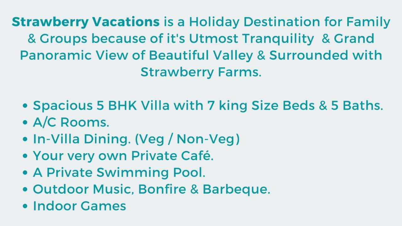 Strawberry Hills Resort 潘奇加尼 外观 照片